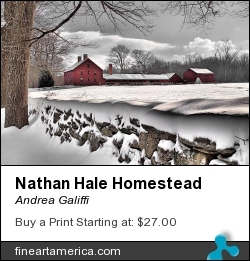 Nathan Hale Homestead by Andrea Galiffi - Photograph