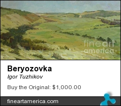 Beryozovka by Igor Tuzhikov - Painting - Oil On Canvas