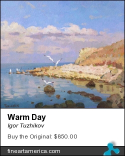 Warm Day by Igor Tuzhikov - Painting - E.g. Oil On Canvas