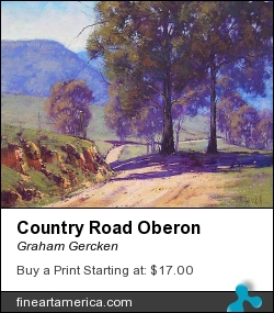 Country Road Oberon by Graham Gercken - Painting - Oil On Canvas