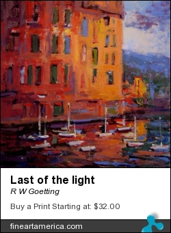 Last Of The Light by R W Goetting - Painting - Acrylic On Canvas