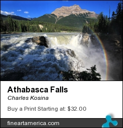 Athabasca Falls by Charles Kosina - Photograph - Photo