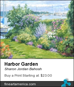 Harbor Garden by Sharon Jordan Bahosh - Painting