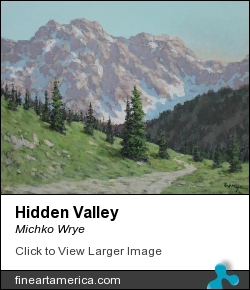 Hidden Valley by Michko Wrye - Painting - Acrylic On Canvas