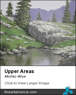 Upper Areas by Michko Wrye - Painting - Acrylic On Panel