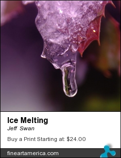 Ice Melting by Jeff  Swan - Photograph - Photography