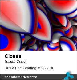 Clones by Gillian Craig - Digital Art - Fractal - Digital