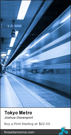 Tokyo Metro by Joshua Davenport - Photograph - Digital Photograph