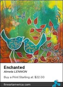 Enchanted by Almeta LENNON - Painting - Acrylic On Canvas