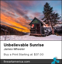 Unbelievable Sunrise by James Wheeler - Photograph