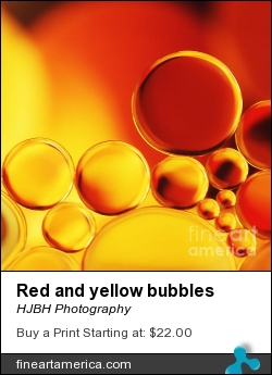 Red And Yellow Bubbles by HJBH Photography - Photograph - Photographs - Photography, Photographs