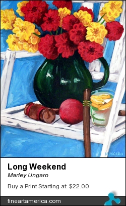 Long Weekend by Marley Ungaro - Painting - Acrylic