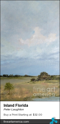 Inland Florida by Peter Laughton - Painting - Oil On Linen