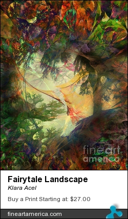 Fairytale Landscape by Klara Acel - Digital Art