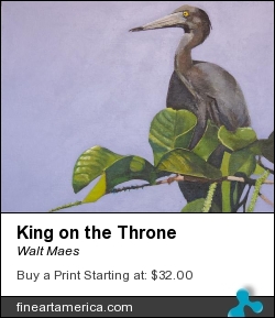 King On The Throne by Walt Maes - Painting - Acrylic On Panel