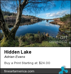 Hidden Lake by Adrian Evans - Photograph - Photography