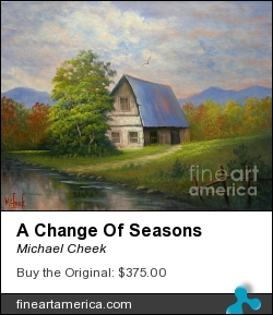 A Change Of Seasons by Michael Cheek - Painting - Oil On Canvas