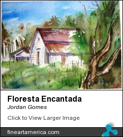 Floresta Encantada by Jordan Gomes - Painting