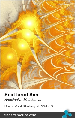 Scattered Sun by Anastasiya Malakhova - fractal art
