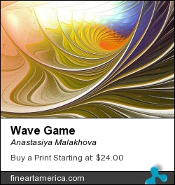 Wave Game by Anastasiya Malakhova - fractal art