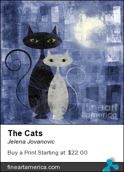 The Cats by Jelena Jovanovic - Pyrography