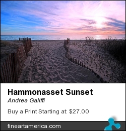 Hammonasset Sunset by Andrea Galiffi - Photograph
