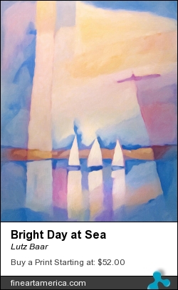 Bright Day At Sea by Lutz Baar - Painting