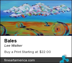 Bales by Lee Walker - Painting - Acrylic On Canvas