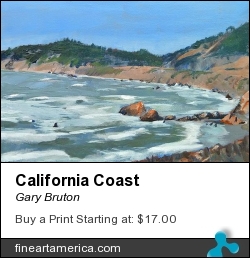California Coast by Gary Bruton - Painting
