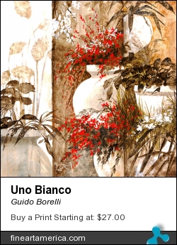 Uno Bianco by Guido Borelli - Painting - Oil On Canvas