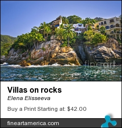 Villas On Rocks by Elena Elisseeva - Photograph - Photograph