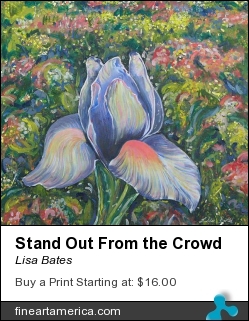 Stand Out From The Crowd by Lisa Bates - Painting - Waterbase Oil