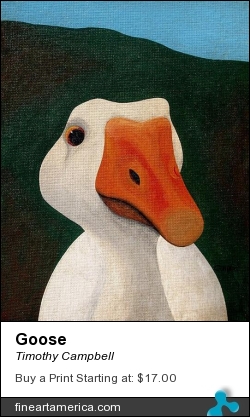 Goose by Timothy Campbell - Painting - Acrylic On Canvas
