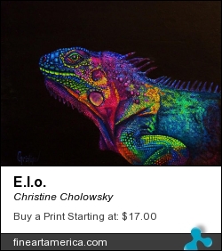 E.l.o. by Christine Cholowsky - Painting - Acrylic On Canvas