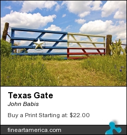 Texas Gate by John Babis - Photograph - Photography