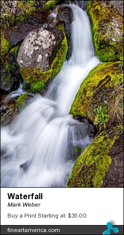 Waterfall by Mark Weber - Photograph