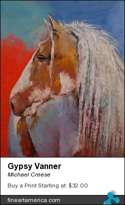 Gypsy Vanner by Michael Creese - Painting