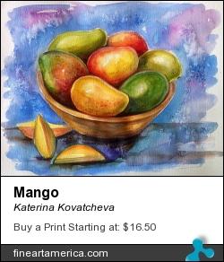 Mango by Katerina Kovatcheva - Painting