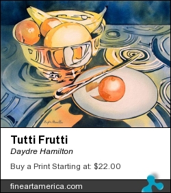 Tutti Frutti by Daydre Hamilton - Painting - Watercolor