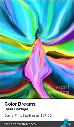 Color Dreams by Hilda Lechuga - Painting - Painting