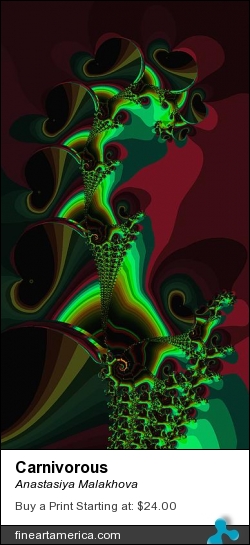 Carnivorous by Anastasiya Malakhova - fractal art