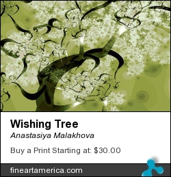 Wishing Tree by Anastasiya Malakhova - fractal art