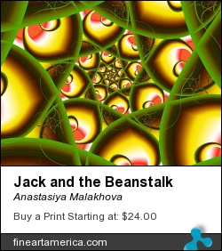 Jack and the Beanstalk by Anastasiya Malakhova - fractal art