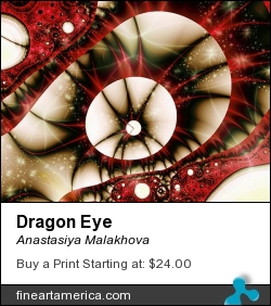 Dragon Eye by Anastasiya Malakhova - fractal art