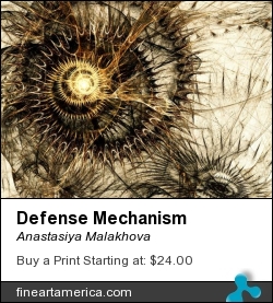 Defense Mechanism by Anastasiya Malakhova - fractal art