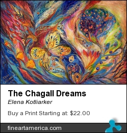 The Chagall Dreams by Elena Kotliarker - Painting - Acrylic On Canvas