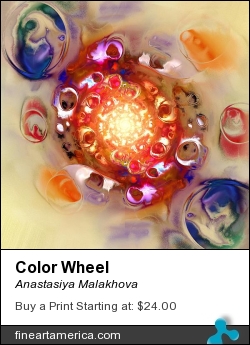 Color Wheel by Anastasiya Malakhova - fractal art