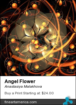 Angel Flower by Anastasiya Malakhova - fractal art
