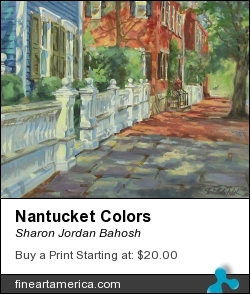 Nantucket Colors by Sharon Jordan Bahosh - Painting