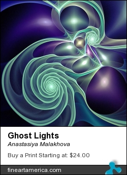 Ghost Lights by Anastasiya Malakhova - fractal art